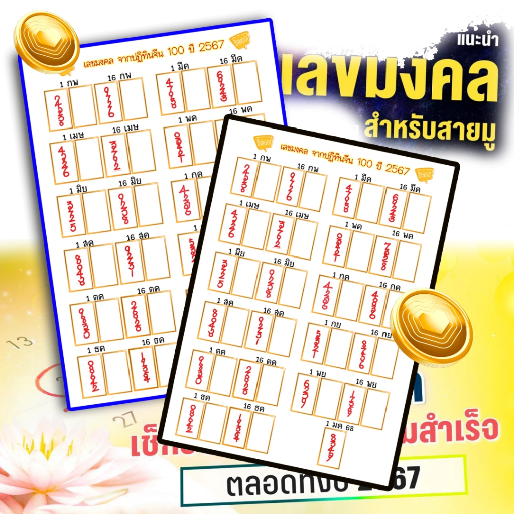 Free Incense Numbers Auspicious Chinese Calendar Number Year 2569 ...