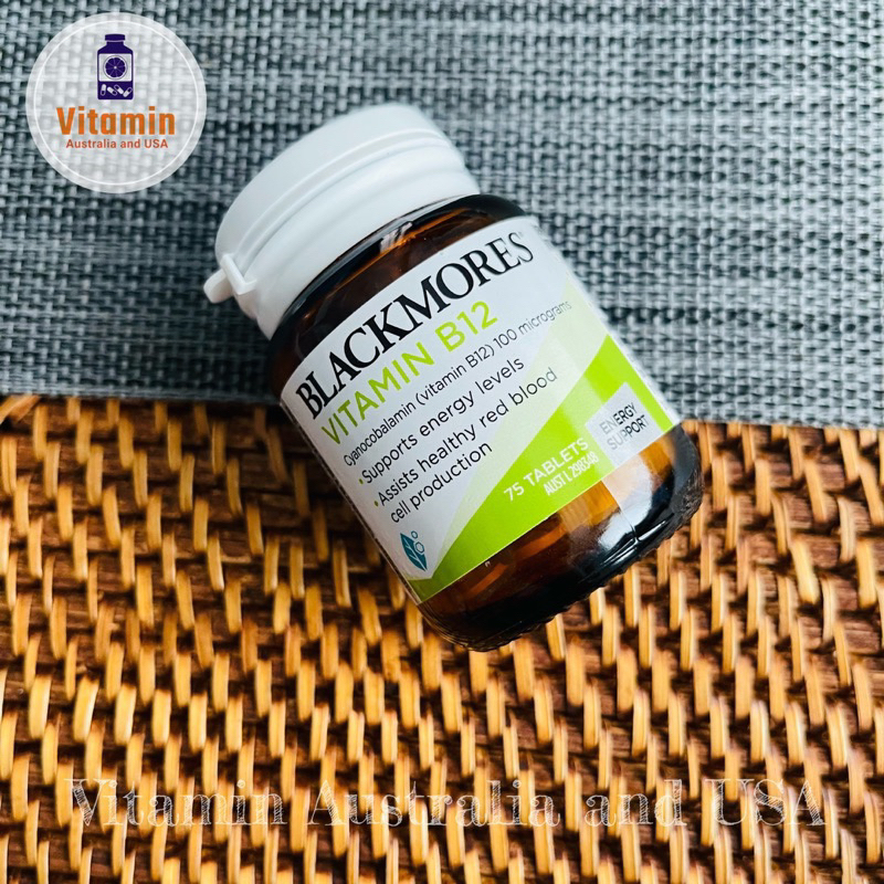 Blackmores Vitamin B12 Size 75 Tablets vitaminB blackmore B12 B12