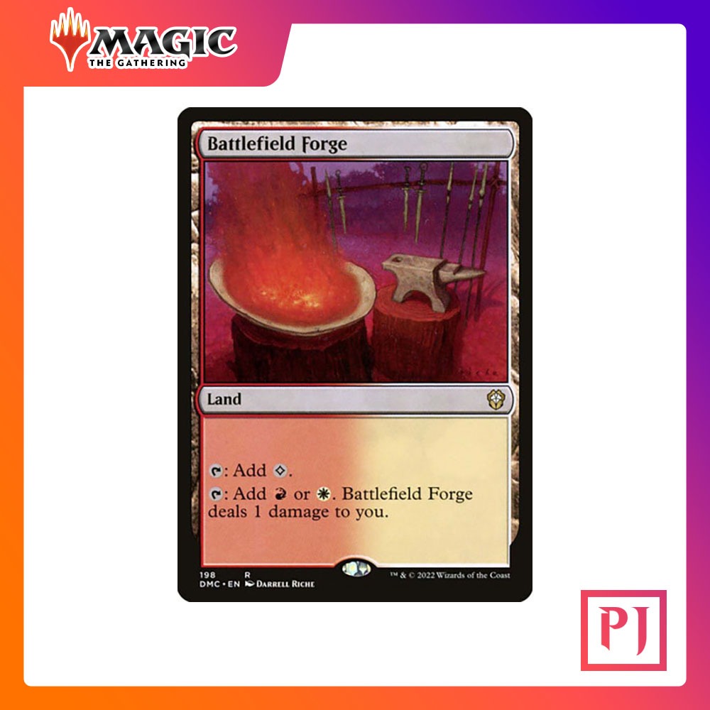 [MTG] Battlefield Forge [DMC] [LAND] [RARE] [NORMAL] [ENG] (Magic Card ...