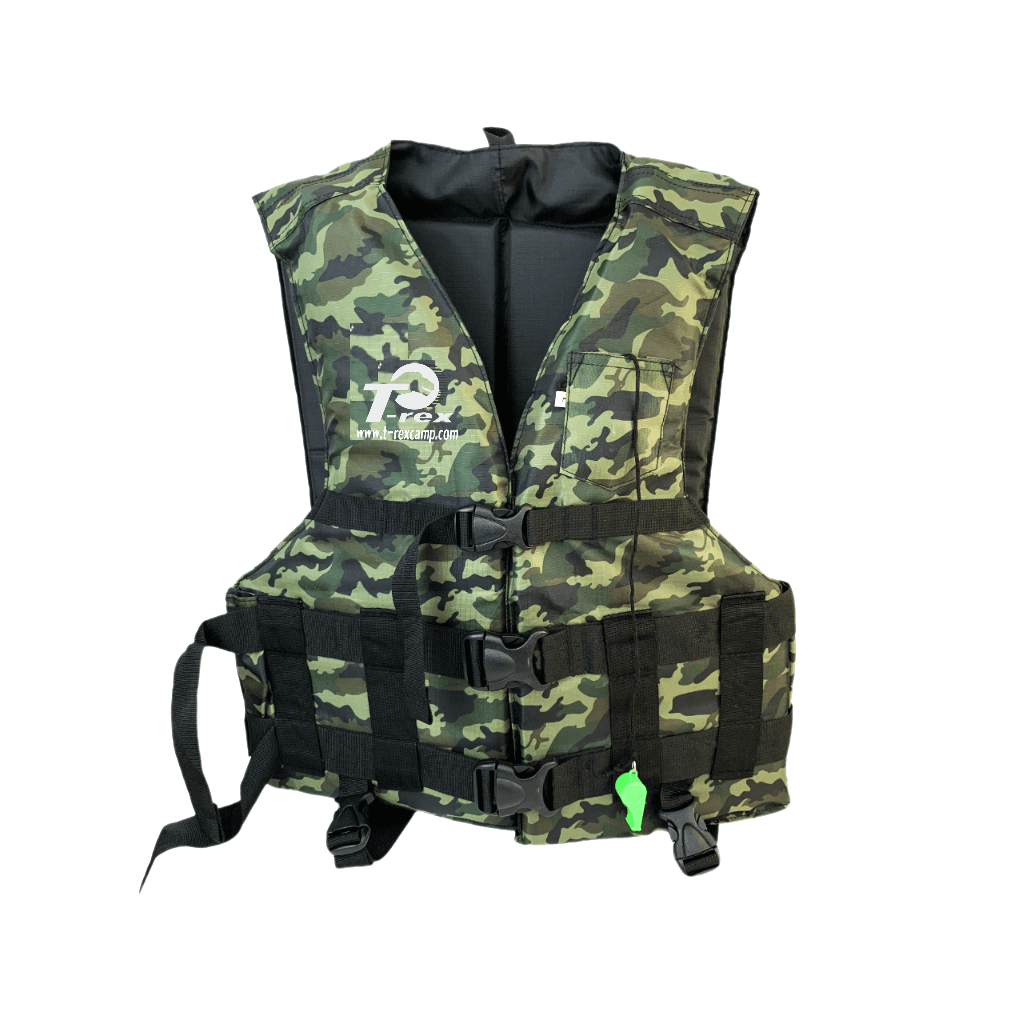 Lifejacket Model TIndo (Military Camouflage) With Weave To Brace Legs