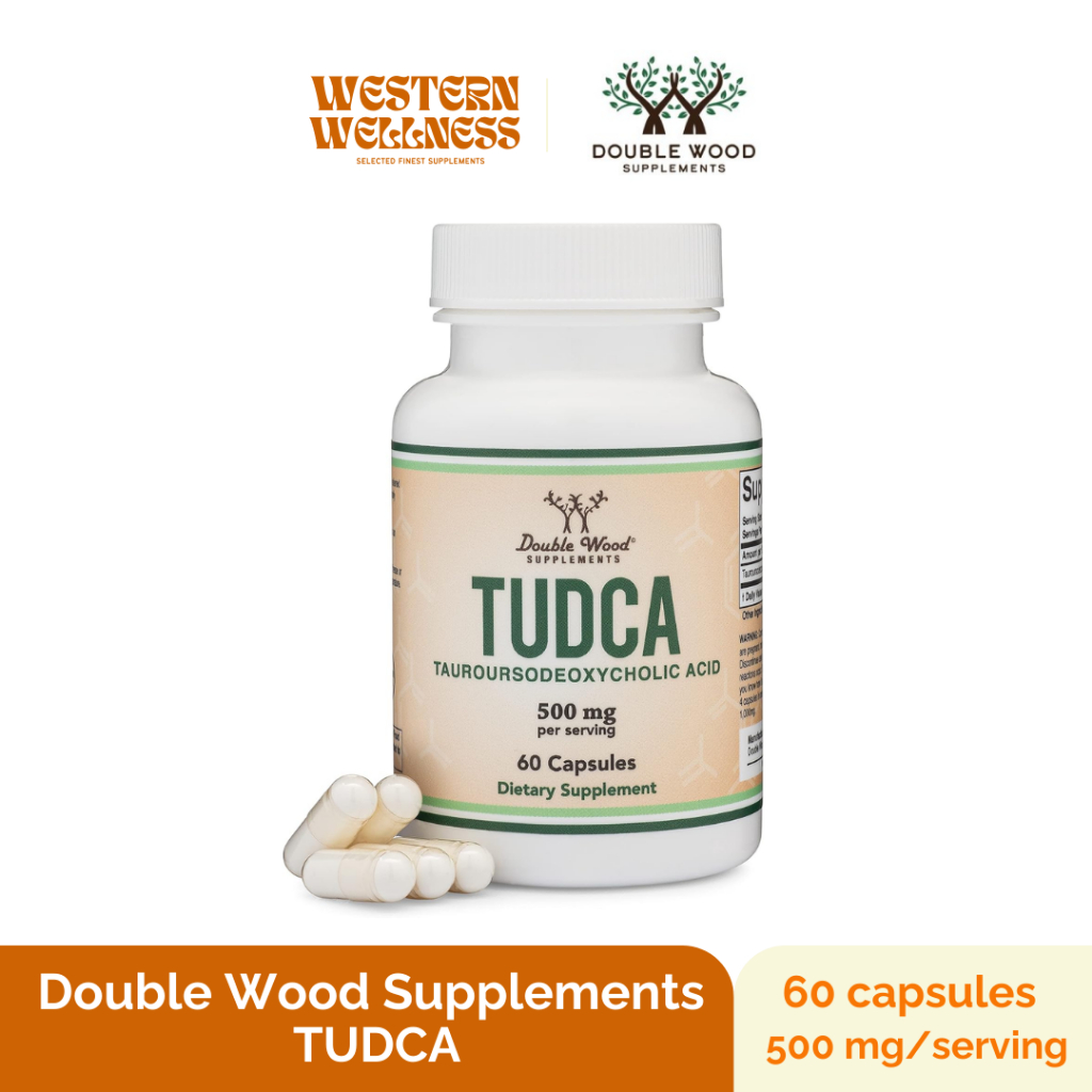 Double Wood-TUDCA Bile Salts Liver Support Supplement (500mg/Servings ...