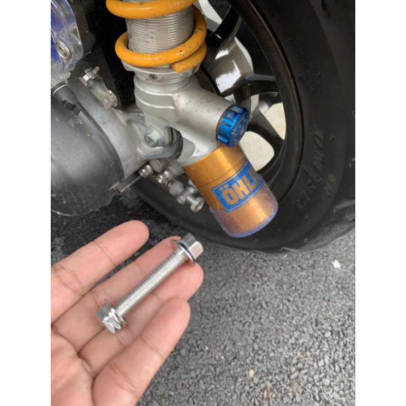 Ohlins Rear Shock Mounting Nut Insert Giorno Original Stainless Steel ...