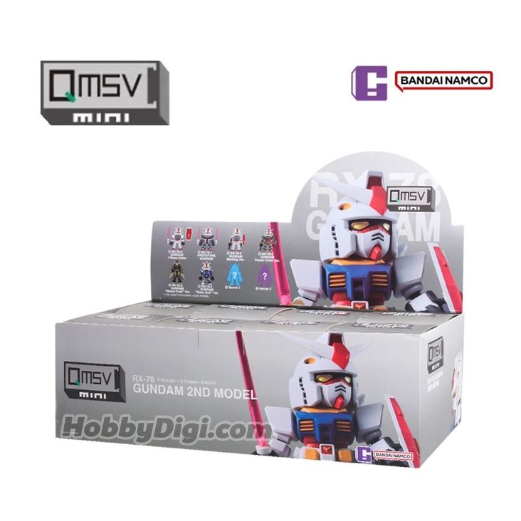 QMSV-Mini RX-78 GUNDAM 2ND MODEL Series Random Box To Win Secret/Check ...