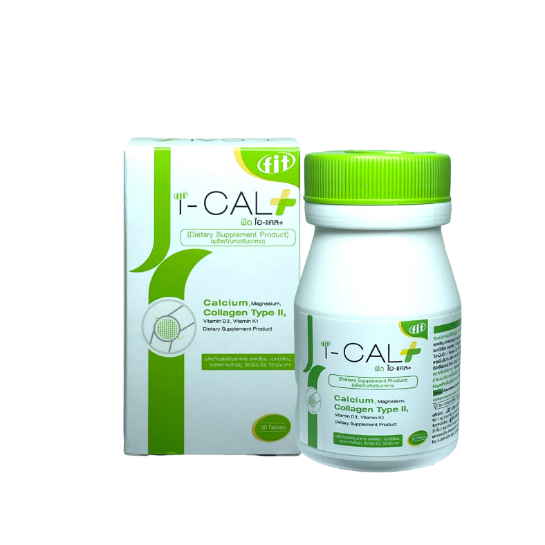 Fit I-CaL Plus Ical Bone Joint Calcium Collagen Type II Multivitamin ...