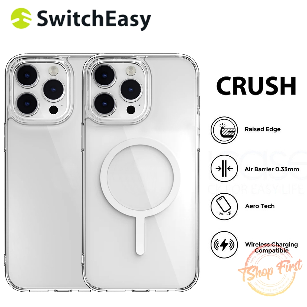 SwitchEasy Crush Clear Shockproof Case Use For iPhone 14 Pro Max/14/14 ...