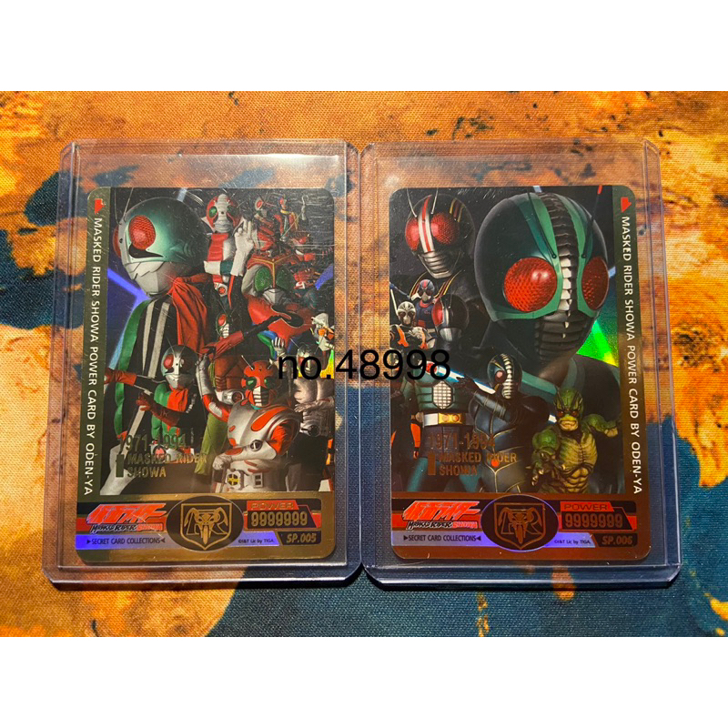 Odenya x Cocori Masked Rider SHOWA SRs SP05/06 Cards Power Card ...