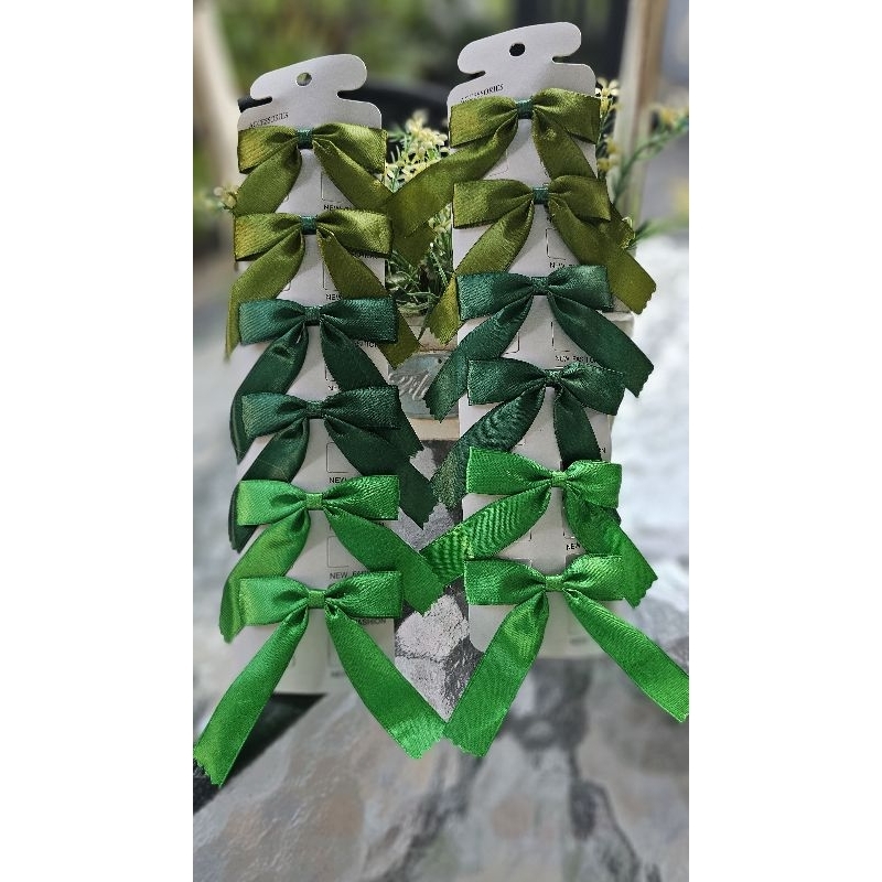 3 Pair Of Panel Student Bows Light Dark Tones 3 Colors In One Panel ...