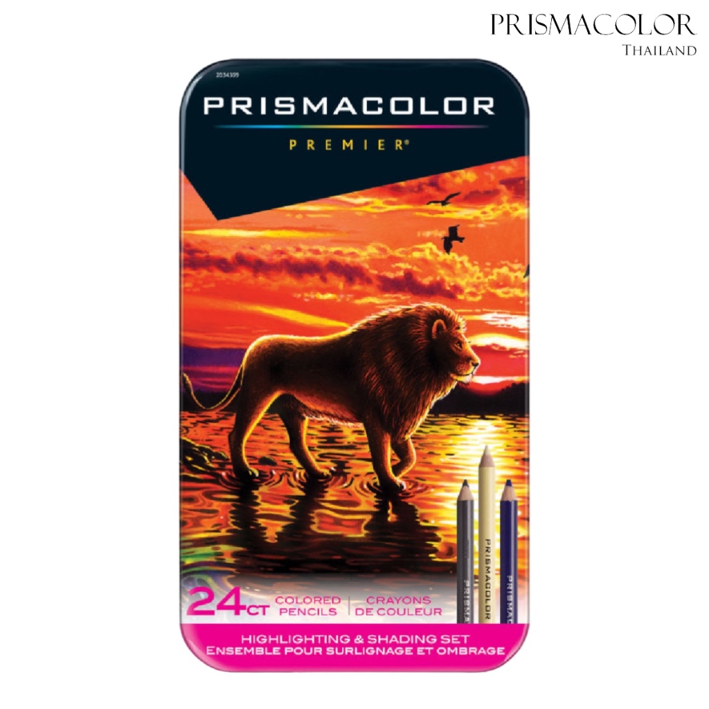 Wood Pencil Waterproof Soft And Smooth Prismacolor Premier Core 24 ...