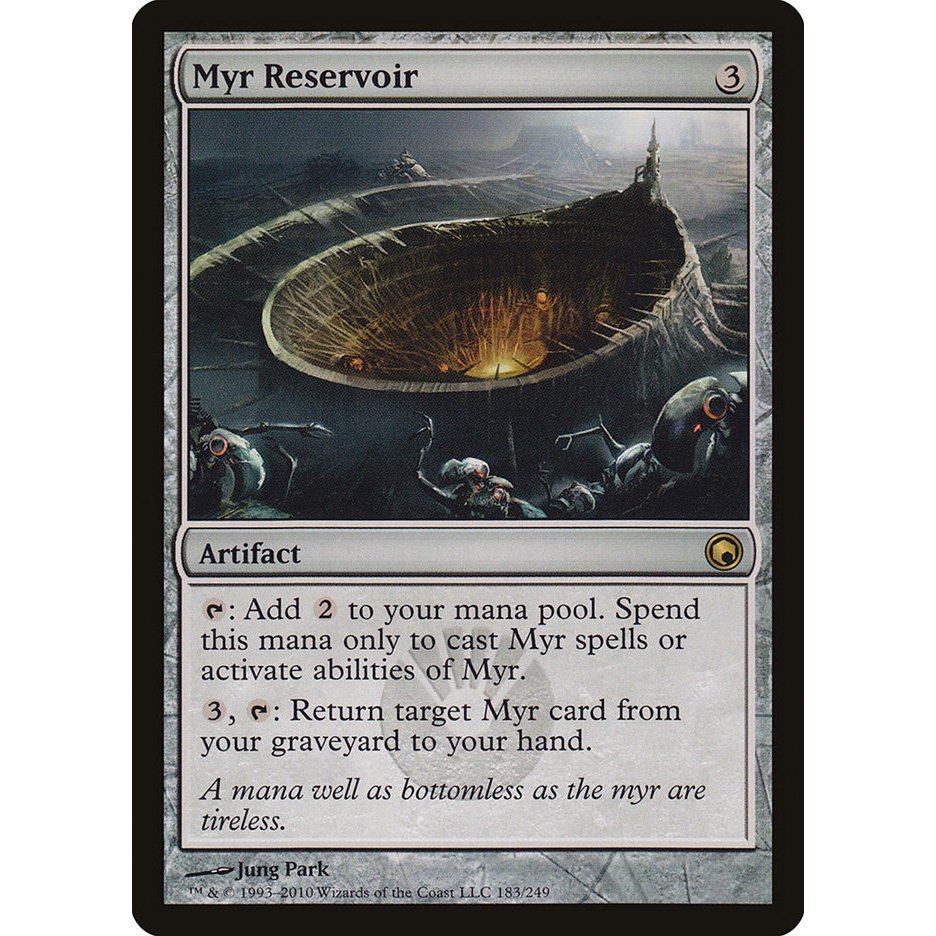 Myr Reservoir Magic The Gathering Card From Scars of Mirrodin Set ...