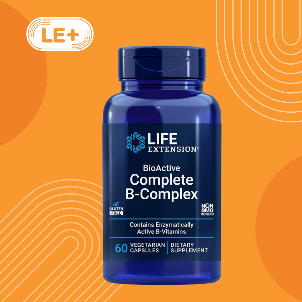 Life Extension BioActive Complete B-Complex (60 vegetarian capsules ...