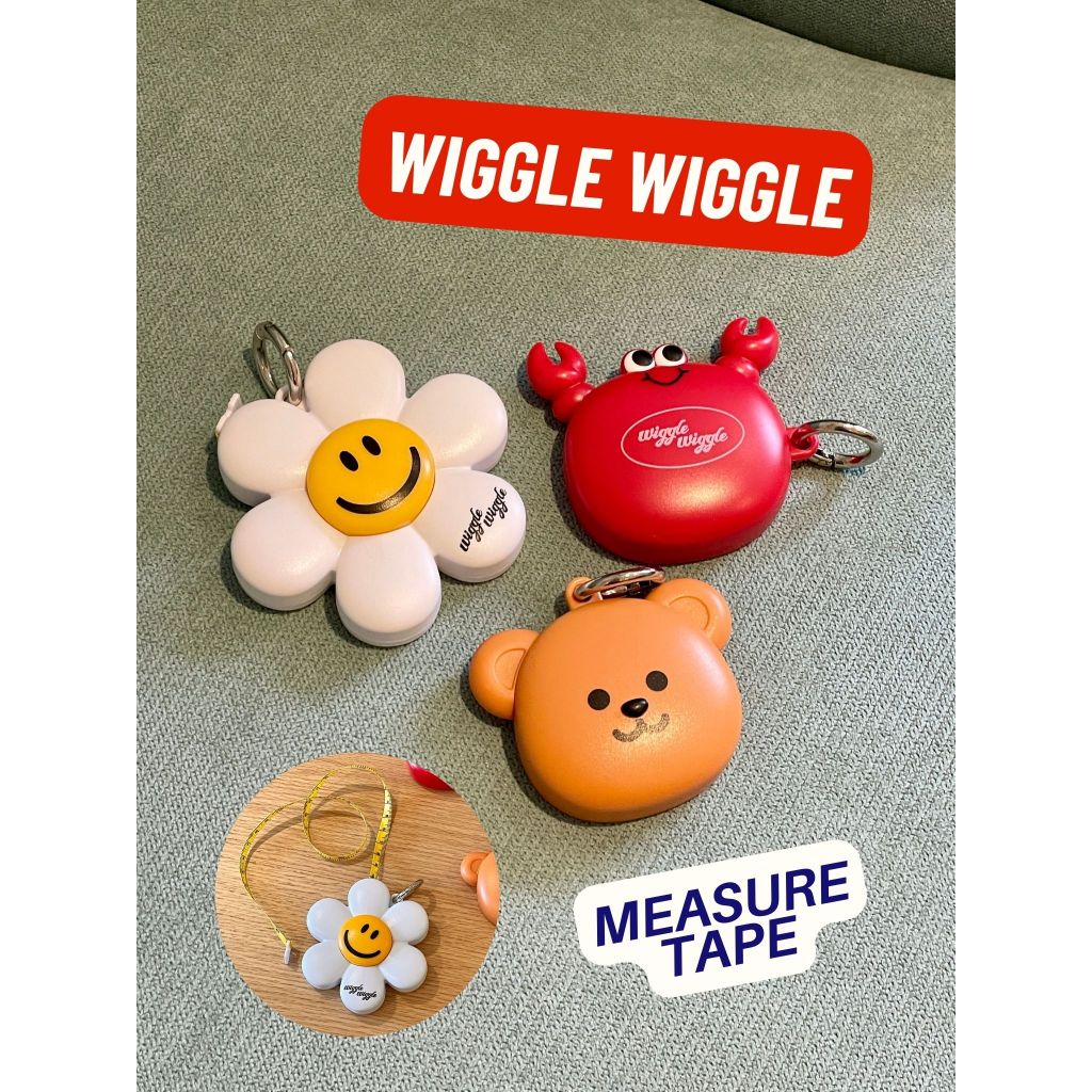 Authentic No Need To Wait PreWiggle Wiggle Measure Tape Keychain