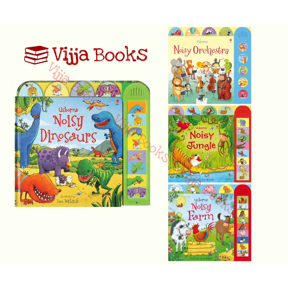 Om Books International Noisy Dinosaurs Sound Book