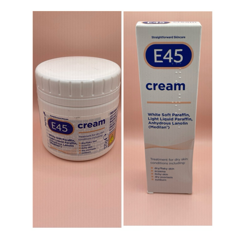 Authentic % From England E45 Popular Cream For Dry Skin ️ There Are 2 ...