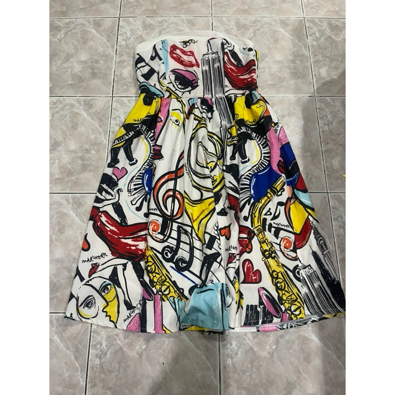 Strapless Dress Fashion Pattern Second Hand Product. | Shopee Philippines