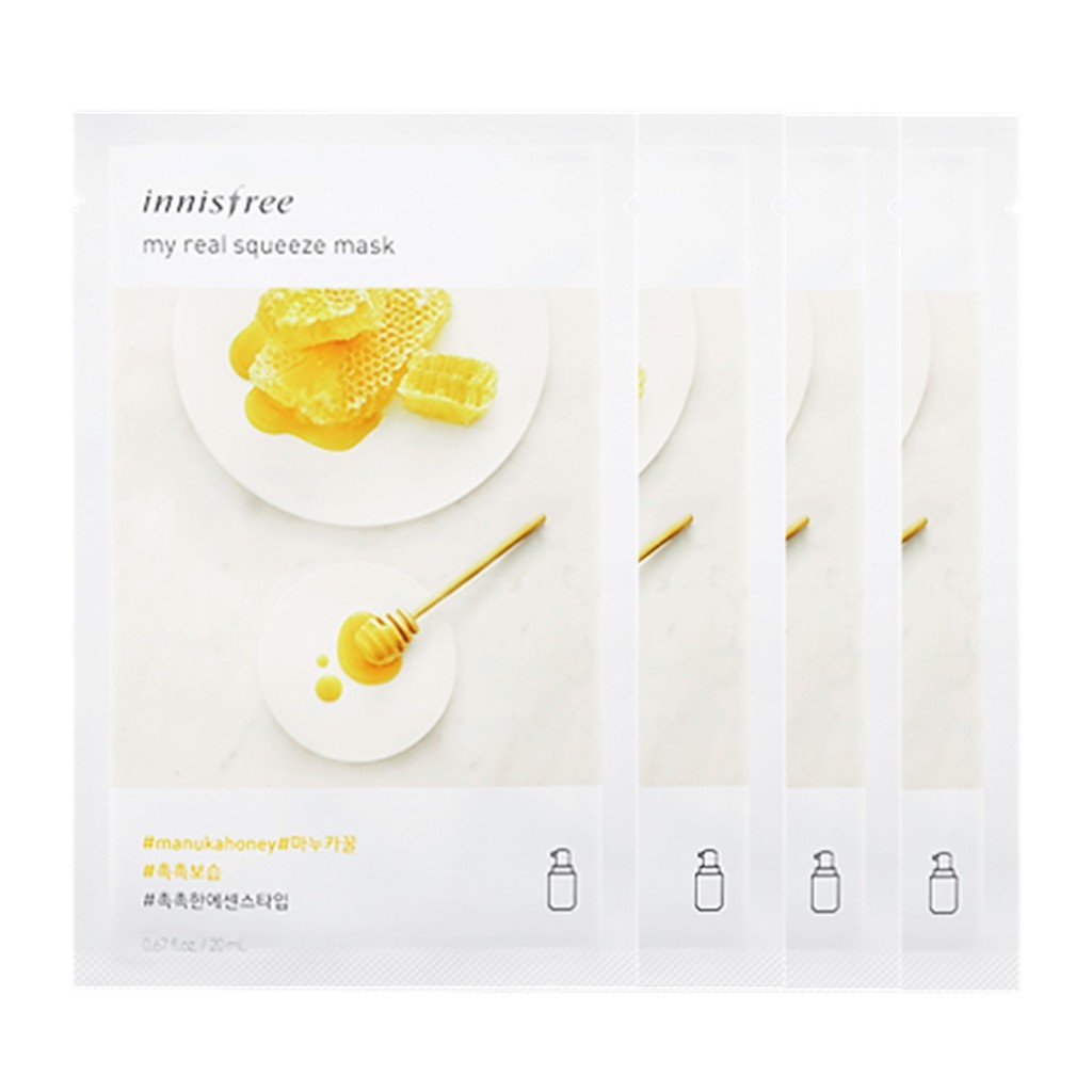 Innisfree My Real Squeeze Mask EX Manuka Honey X4 Formula Facial Pack