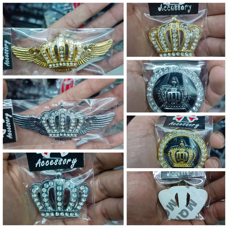 VIP Crown Logo Has Double-Sided Adhesive On The Back (Material Is Made ...