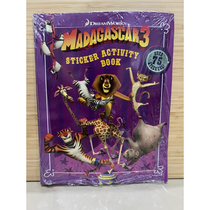 Madagascar Sticker Activity Book (Dreamworks) Shopee Philippines