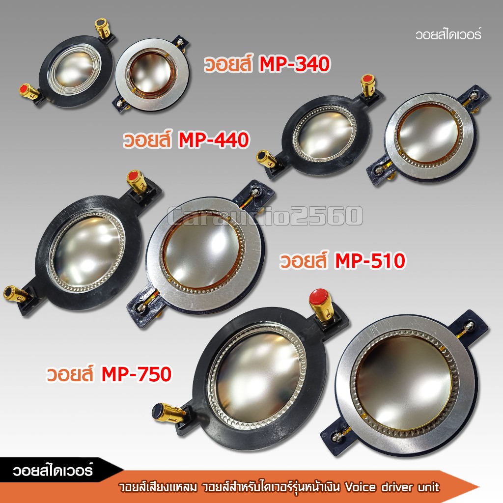 caraudio2560 VOICE Diffuser Sound For The Silver-Faced DRIVER UNIT ...