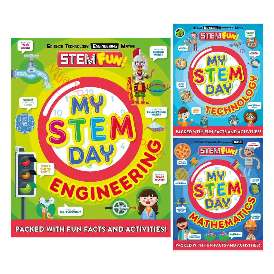 My Stem Day: Technology Engineering Mathematics Children Book English ...