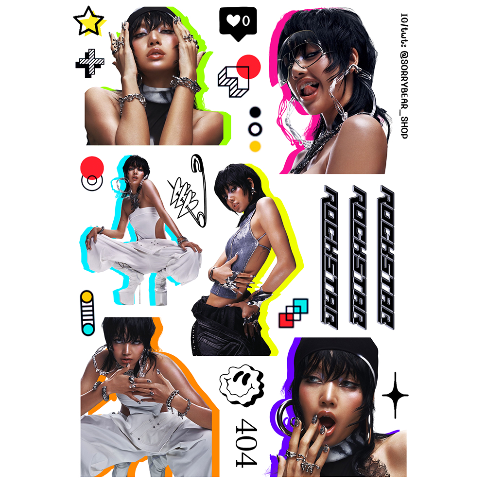 Lisa Lalisa Sticker Die-cut Die cut-Waterproof | Shopee Philippines