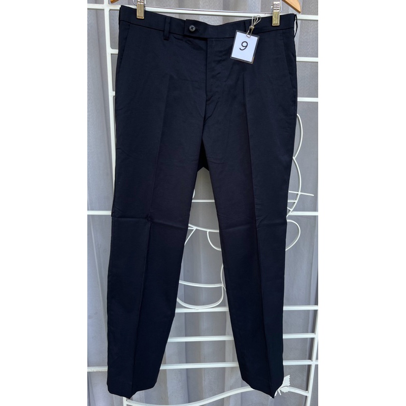 A9) Uniqlo (Kando Pants) Men's Work Pants Black Waist 34 "(82 cm ...