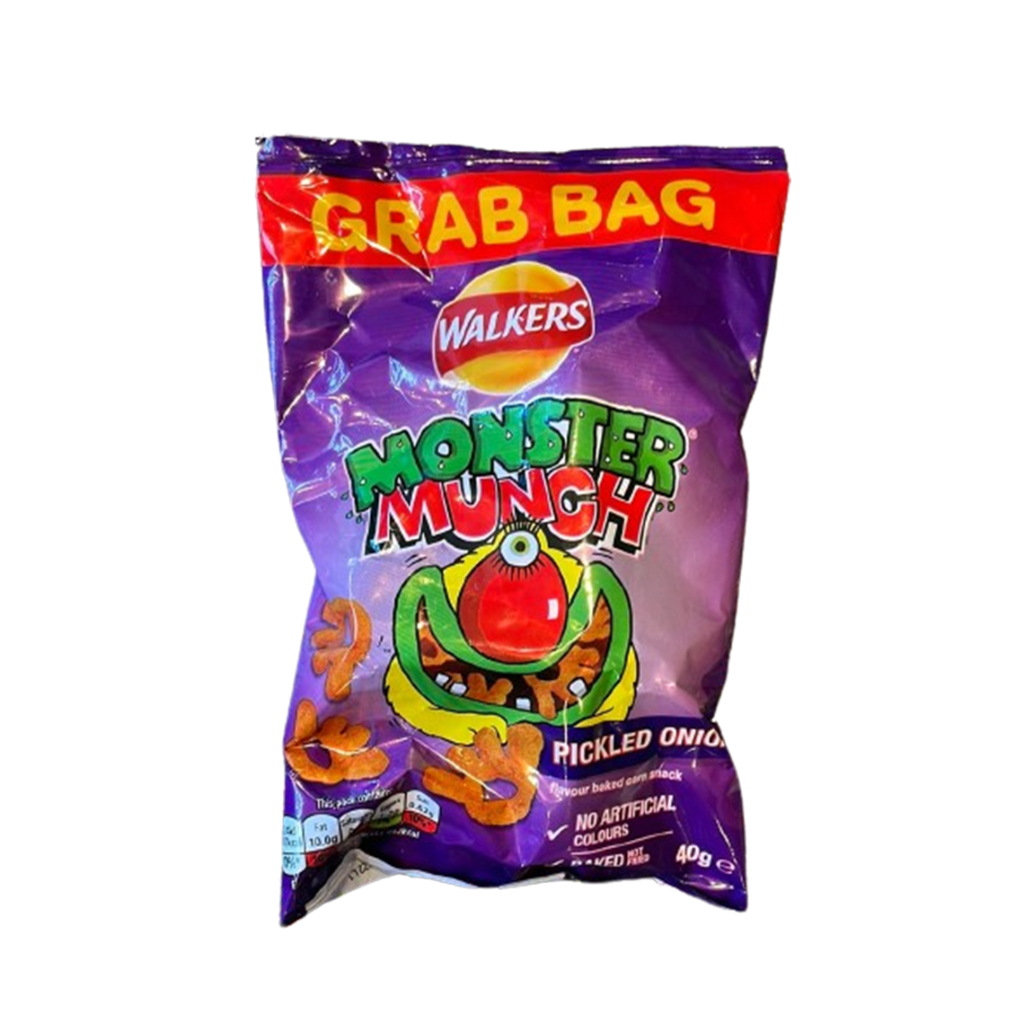 Walkers Monster Munch Pickled Onion 40g. Potato Chips Snack | Shopee ...