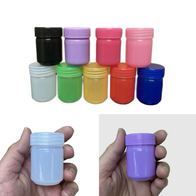 Plastic Inhaler Jar 20 G Balm Bottle For Herbal Scented Medicine 50 ml ...