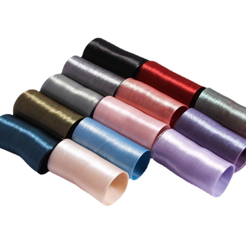 Korean Ribbon Shiny Color Winged Width 8 Cm.(Sold Per Yard) | Shopee ...