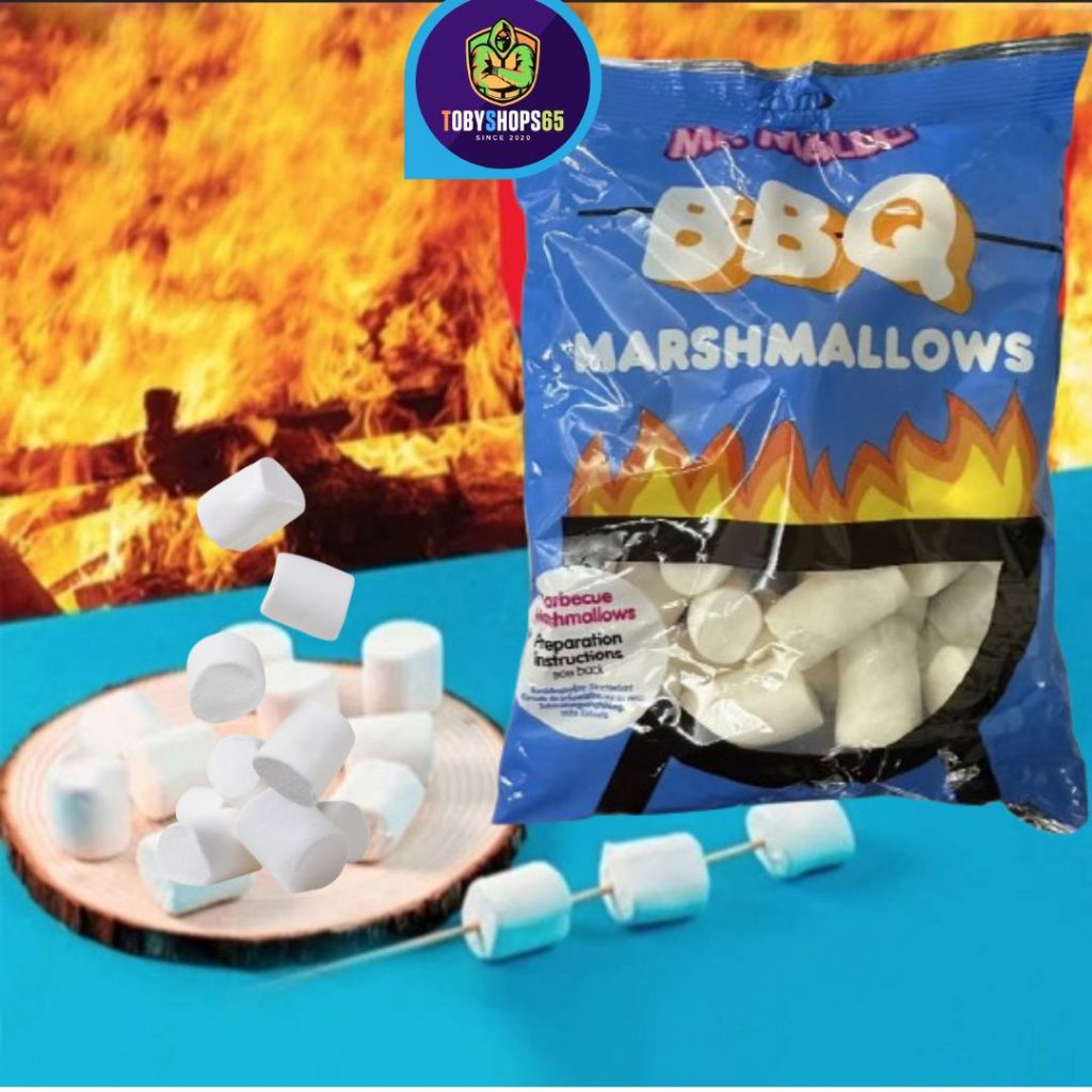 Barbecue Candy Marshmallows campfire BBQ Marshmallow Tubes White 300 ...