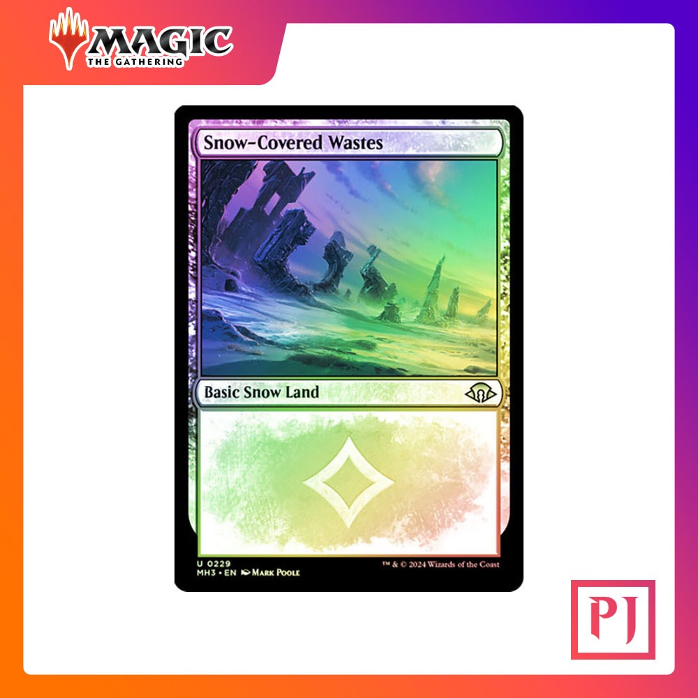 [MTG] Snow-Covered Wastes (229) [MH3] [LAND] [UNCOM] [FOIL] [ENG ...