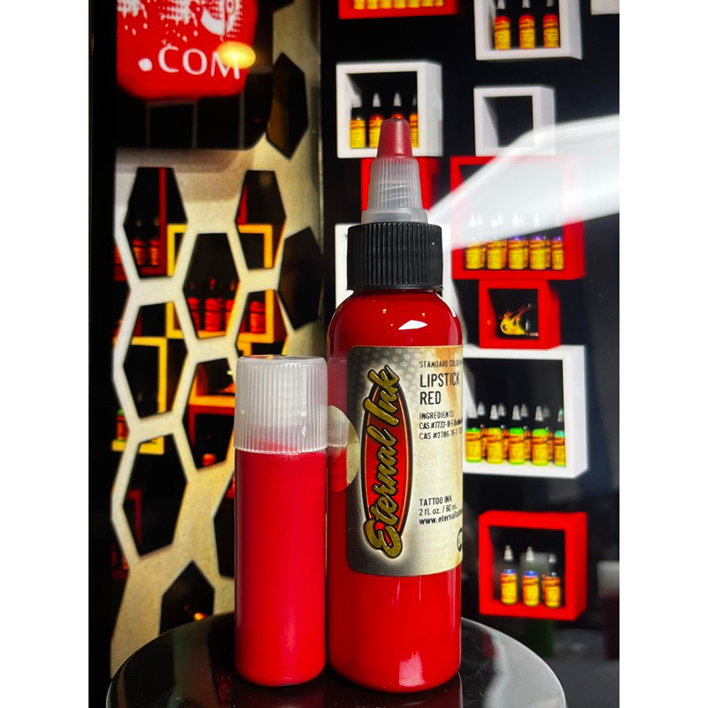Original Tattoo Color Ink 1 Lnk LIPSTICK RED (Half-On) | Shopee Philippines