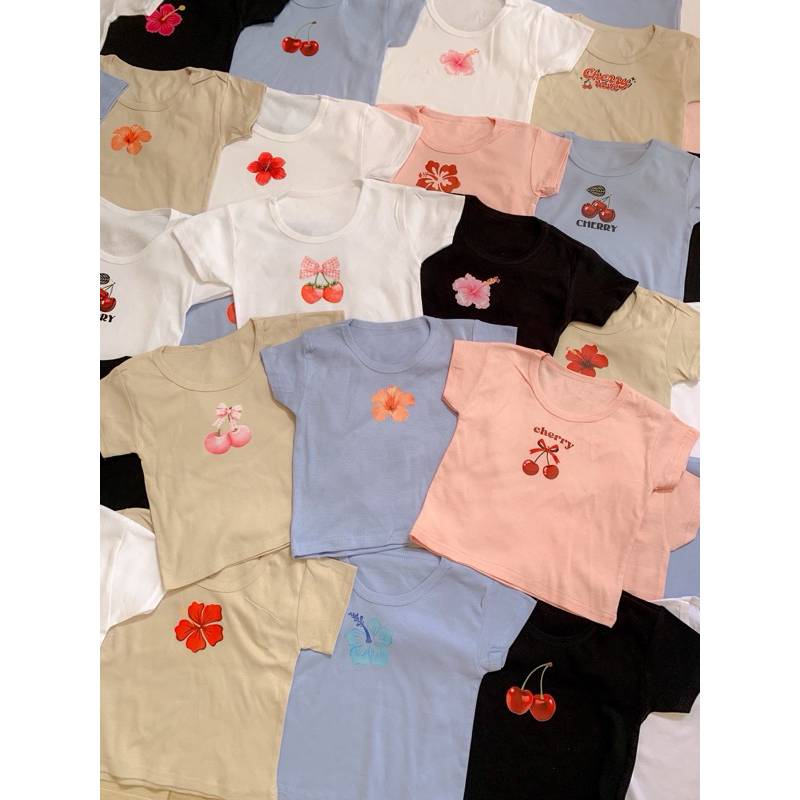 Cute Crop Random Assorted Styles All | Shopee Philippines