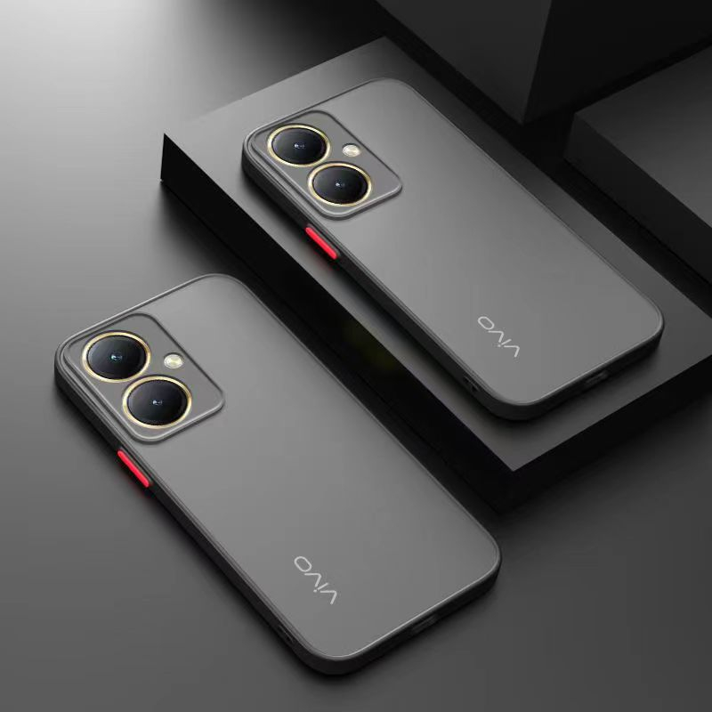 Vivo Y27 4G Model Matte Back Color Edge Case For Y27 Shockproof Y27 4G ...