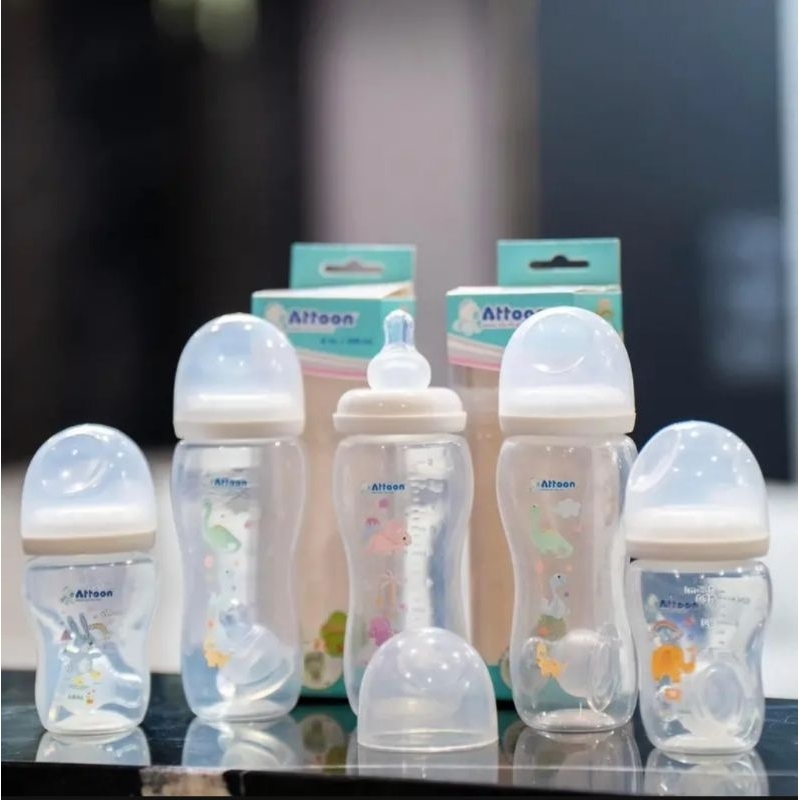 Attoon Milk Bottle Transparent Lid | Shopee Philippines