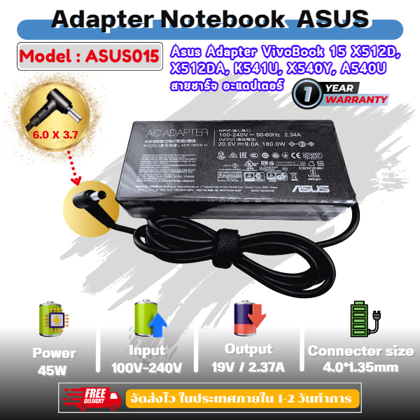 Chargeur MSI 180W - Adaptateurs pour ordinateurs portables