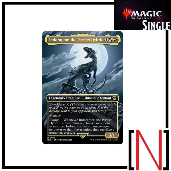 indoraptor mtg card choose an opponent at random Indoraptor, the Perfect Hybrid Magic