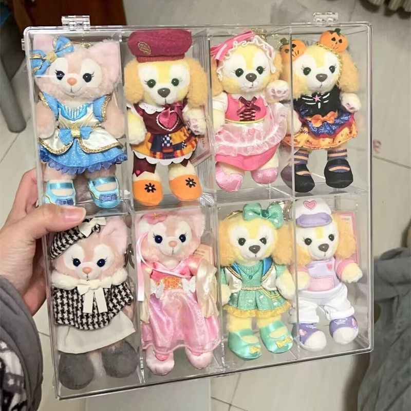 Clear Storage Box 8 Compartments For Doll Model Figure Acrylic | Shopee ...