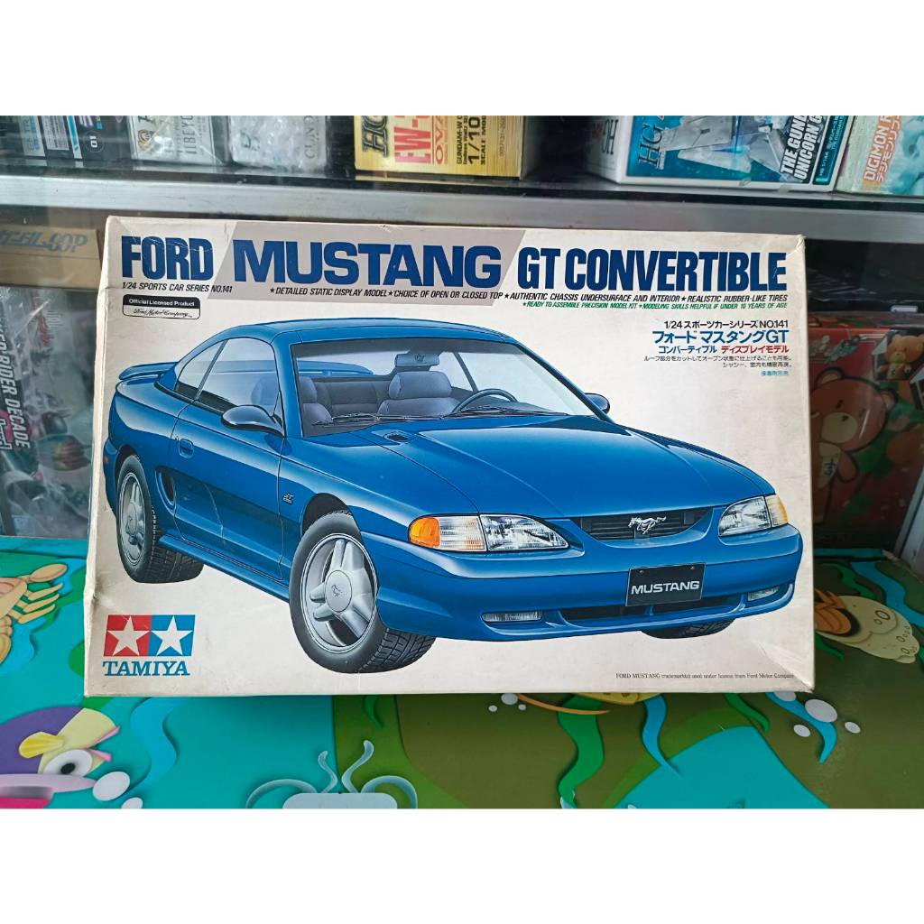 (Hand 1) Tamiya 1/24 Ford Mustang Gt Convertible Plastic Model JAPAN ...