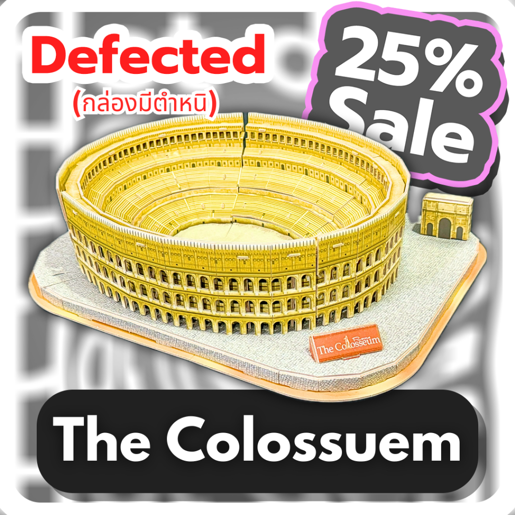 3d Puzzle City Kurung Rome The Colosseum National geographic DS0976