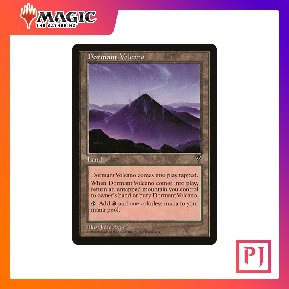 [MTG] Dormant Volcano [VIS] [LAND] [COMMON] [NORMAL] [ENG] (Magic Card ...