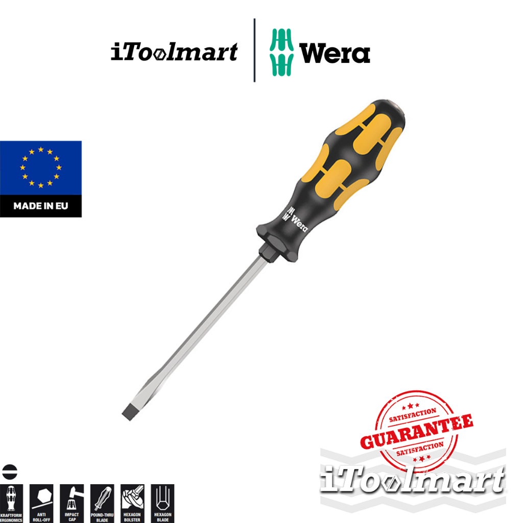 Wera 932 A Sleufschroevendraaier - 1.6x10mm - 175mm - Professioneel Gereedschap