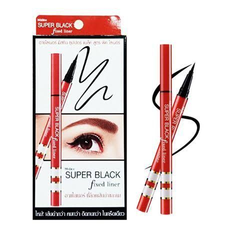 Mistine Super Black Fixed Liner Eyeliner That Locks And Sharp Lines ...