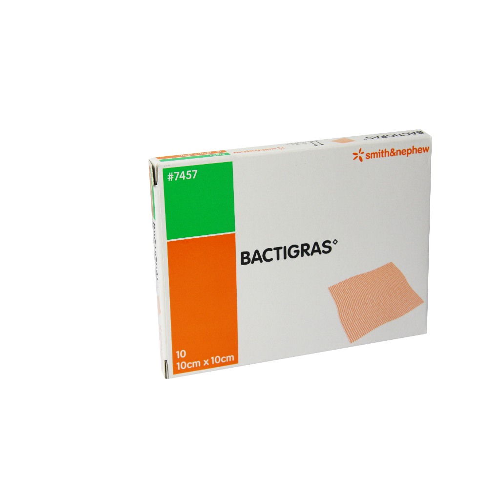 Bactigras 10 x 10 cm Wound Patch 10 Sheets/1 Box | Shopee Philippines