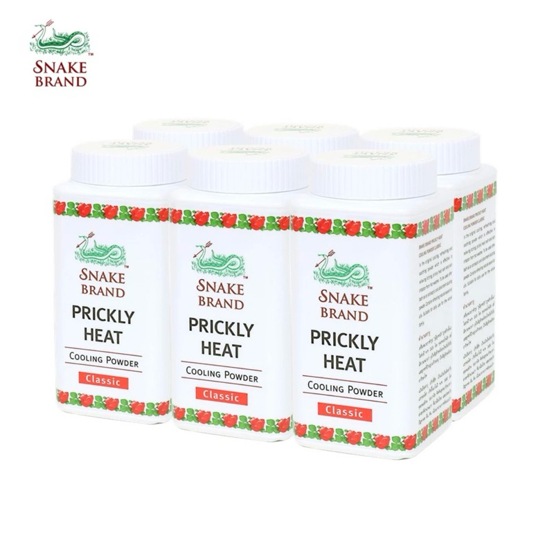 snake Brand Cooling Powder 50 G. [Pack 6] brand50g. | Shopee Philippines