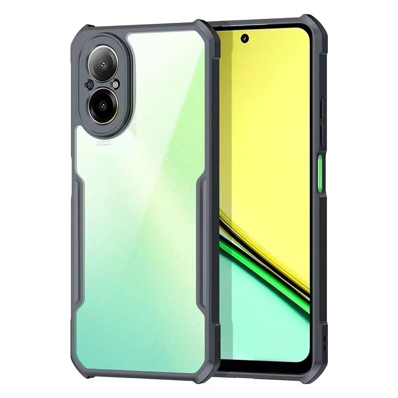 Realme C67 HHL Case Clear Color Border Use For Oppo C67 Shockproof Back ...