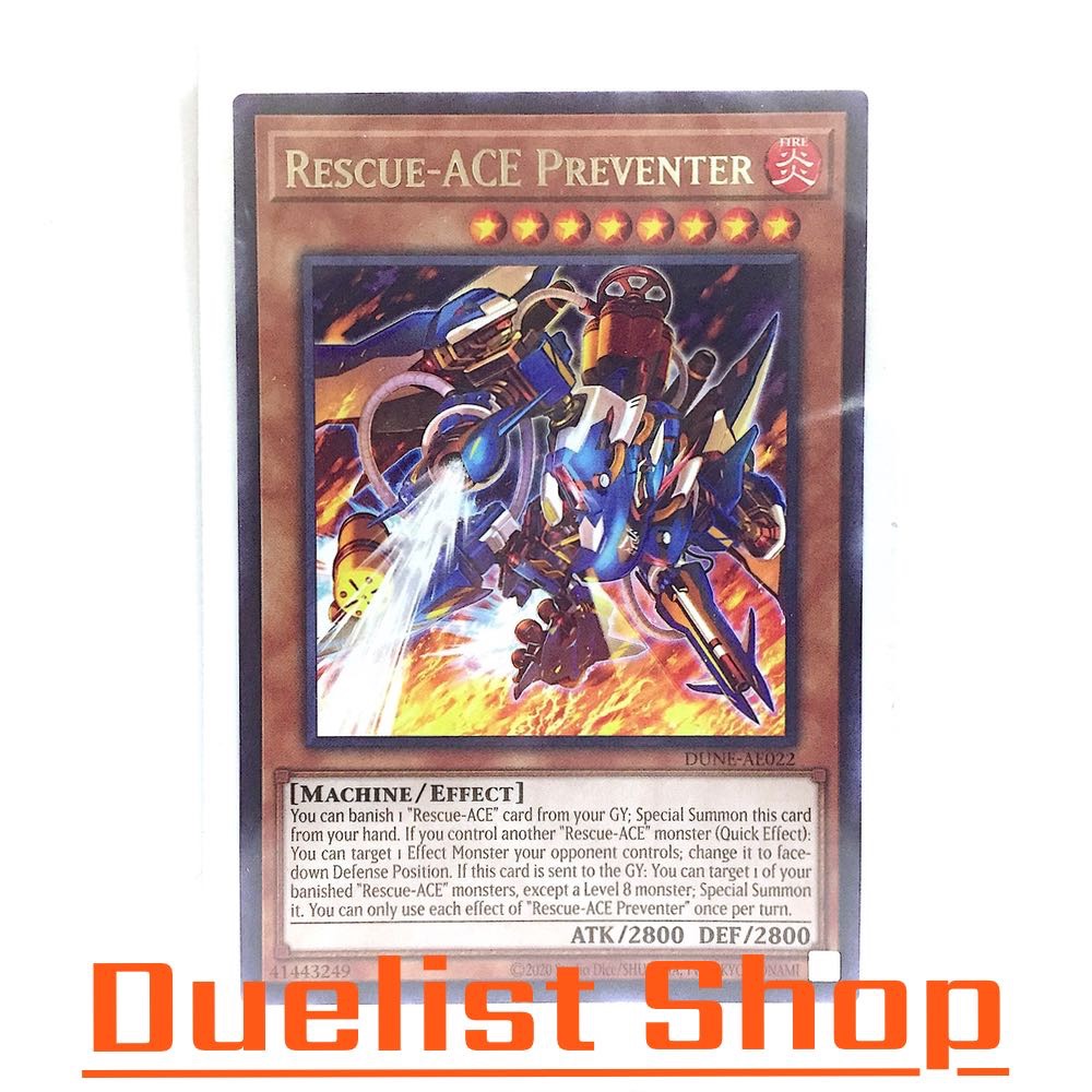 Rescue-ACE Preventer (R) Monster Fire Level8 [Machine/Effect] DUNE ...