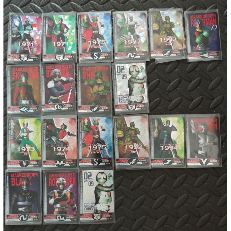 Odenya x Cocori Showa Era Mask Rider Card SR Rs RRs | Shopee Philippines
