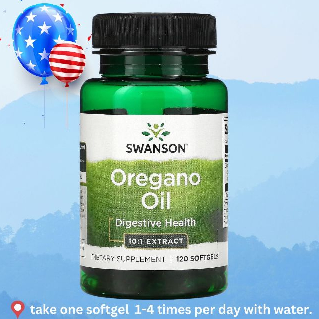 Or&eacute;gano Full Spectrum 450mg Swanson 90 Caps Porta C&aacute;psulas | Shopee