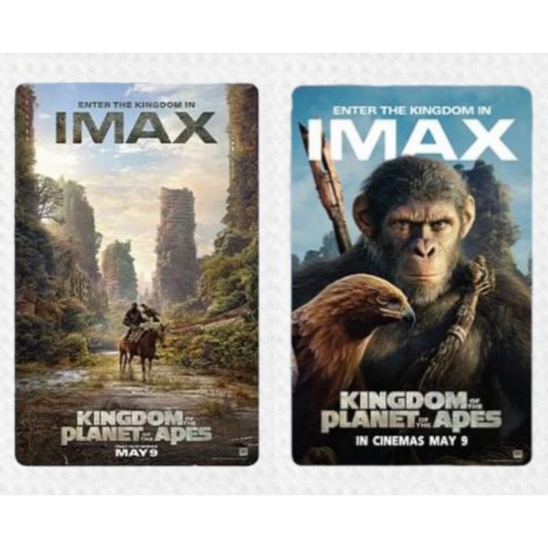 Hard Card IMAX Collectible Kingdom of the of the Apes Real of