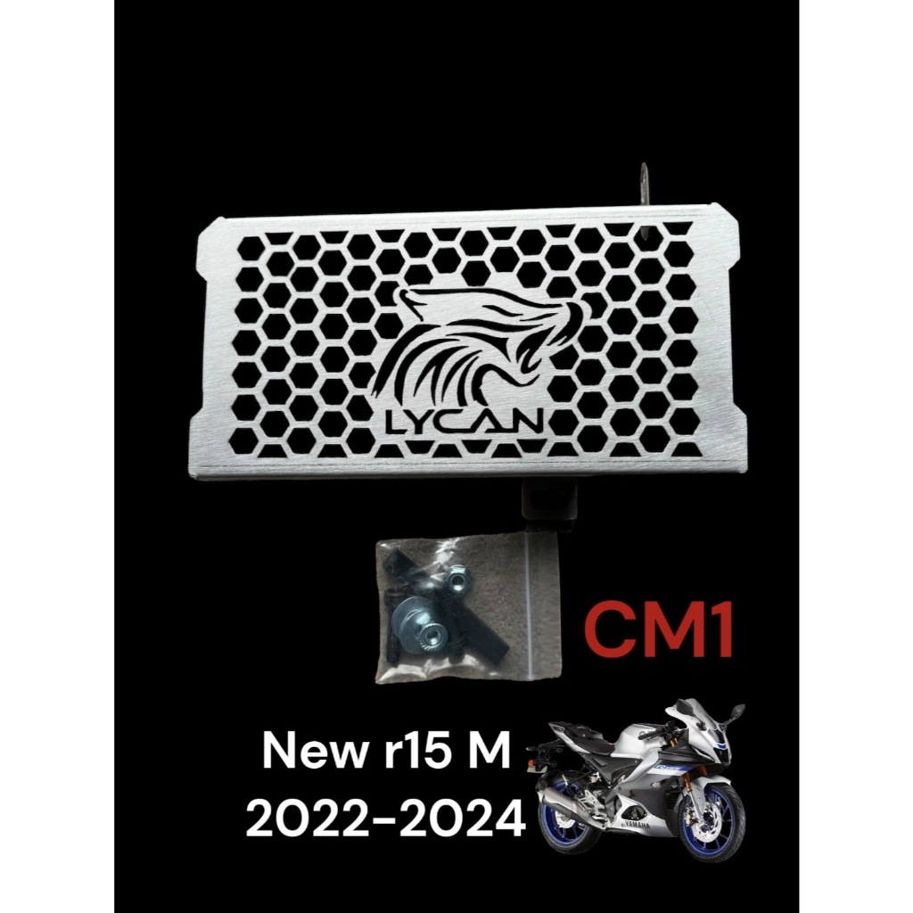 Radiator Guard NEW R15 M 2022-2024 CM1 Pattern (Hex) (BW) | Shopee ...